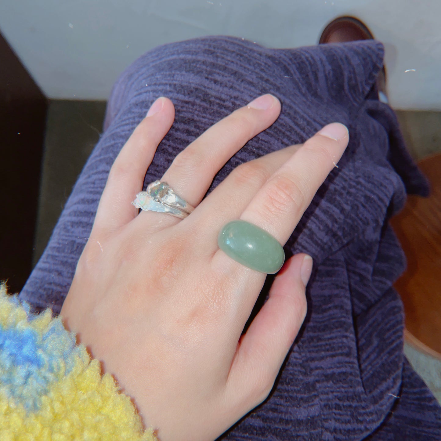 Bold Jade Ring
