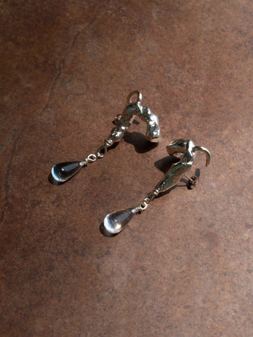 Seiren White Topaz Earrings